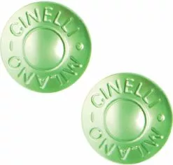 Cinelli - Milano Eloxierte Lenkerstopfen Rennrad -Mountainbike Verkäufe Cinelli Milano Road Handlebar End Plugs Bar Ends Green CNA55G