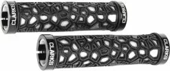 Clarks Birdcage Lock On Griffe -Mountainbike Verkäufe Clarks Birdcage Lock On Grips Bar Grips Black White NotSet CLO 208 BLACK WHITE CH 4