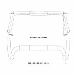 Deda Gravel100 RHM Lenker 7 Deda Gravel100 RHM Lenker -Mountainbike Verkäufe Deda Gravel100 RHM Bar Internal Black on Black DBG146 2