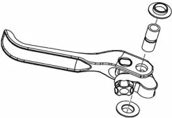 FSA K-Force Carbon Disc Brake Lever -Mountainbike Verkäufe FSA K Force Carbon Disc Brake Lever Brake Levers Black Not Set 406 0036 0