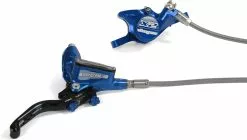 Hope Tech 3 X2 Bremse (keine Bremsscheibe) -Mountainbike Verkäufe Hope Tech 3 X2 Brake No Rotor Disc Brake Callipers Blue 2019 T3X2BBFL