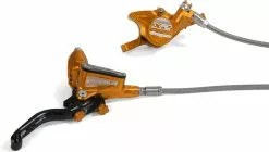 Hope Tech 3 X2 Bremse (keine Bremsscheibe) -Mountainbike Verkäufe Hope Tech 3 X2 Brake No Rotor Disc Brake Callipers Orange 2019 T3X2CBFL