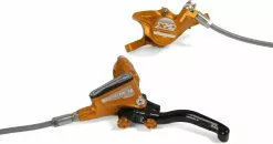 Hope Tech 3 X2 Bremse (keine Bremsscheibe) -Mountainbike Verkäufe Hope Tech 3 X2 Brake No Rotor Disc Brake Callipers Orange 2019 T3X2CBFR