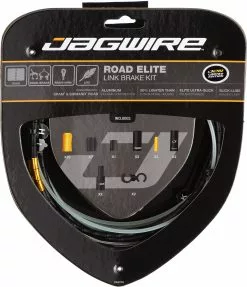 Jagwire Road Elite Link Bremszugset -Mountainbike Verkäufe Jagwire Road Elite Link Brake Kit Brake Cables Limited Black