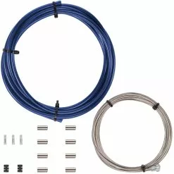 LifeLine Essential Bremszugset (Shimano/SRAM Rennrad) -Mountainbike Verkäufe LifeLine Essential Brake Cable Set Shimano SRAM Road Brake Cables Blue NotSet 220ST BR BLU scaled