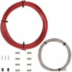 LifeLine Essential Bremszugset (Shimano/SRAM Rennrad) -Mountainbike Verkäufe LifeLine Essential Brake Cable Set Shimano SRAM Road Brake Cables Red NotSet 220ST BR RED scaled
