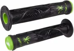 ODI Hucker Signature BMX Grips 4 ODI Hucker Signature BMX Grips -Mountainbike Verkäufe ODI Hucker Signature BMX Grips Bar Grips Black Green ODHK1160BG 0