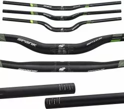Spank SPIKE 800 Vibrocore Lenker 7 Spank SPIKE 800 Vibrocore Lenker -Mountainbike Verkäufe Spank Spike 800 Vibrocore Bar Riser Handlebars Black Green 2016 E03777R15AM7SPK