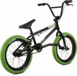 Stolen Agent 16" BMX Bike (2022) -Mountainbike Verkäufe Stolen Agent 16 BMX Bike Black Green 2022 03