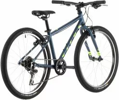 Vitus 24 Kinderfahrrad (2021) -Mountainbike Verkäufe Vitus 24 Kids Bike 2021 Junior Bikes Slate Blue Lime 2021 VK2421OSANTLM 1