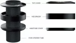 Deda HSS 46 Carbon Spacers 3pk 5 Deda HSS 46 Carbon Spacers 3pk -Mountainbike Verkäufe prod193903 Black20on20Black NE 03