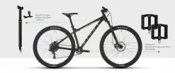 Vitus Nucleus 27 VR Mountainbike (Set Mit Absenkbare Sattelstütze Und Pedalen)