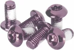 Clarks Steel Anodised Rotor Bolts -Mountainbike Verkäufe prod69619 Pink NE 01
