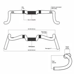 Deda Gera Handlebar -Mountainbike Verkäufe tech