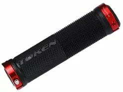 Token TK986GA Double Lock On Lenkergriffe -Mountainbike Verkäufe token lock on grips red
